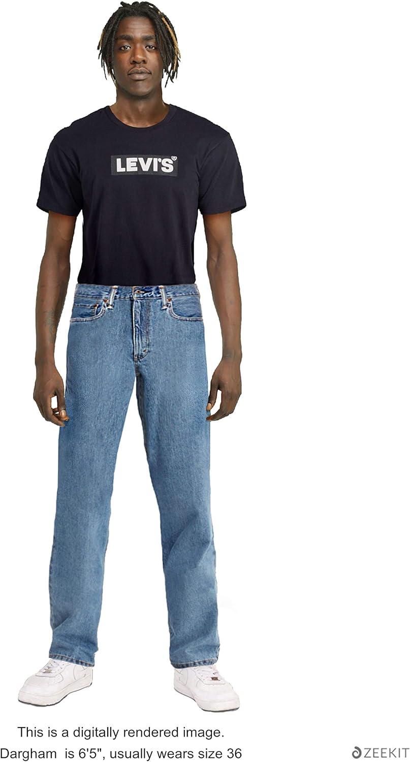 imageLevis Mens 550 Relaxed Fit JeansLight Stonewash Rinse