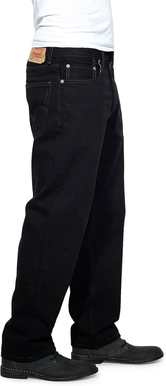 imageLevis Mens 550 Relaxed Fit JeansNew Black