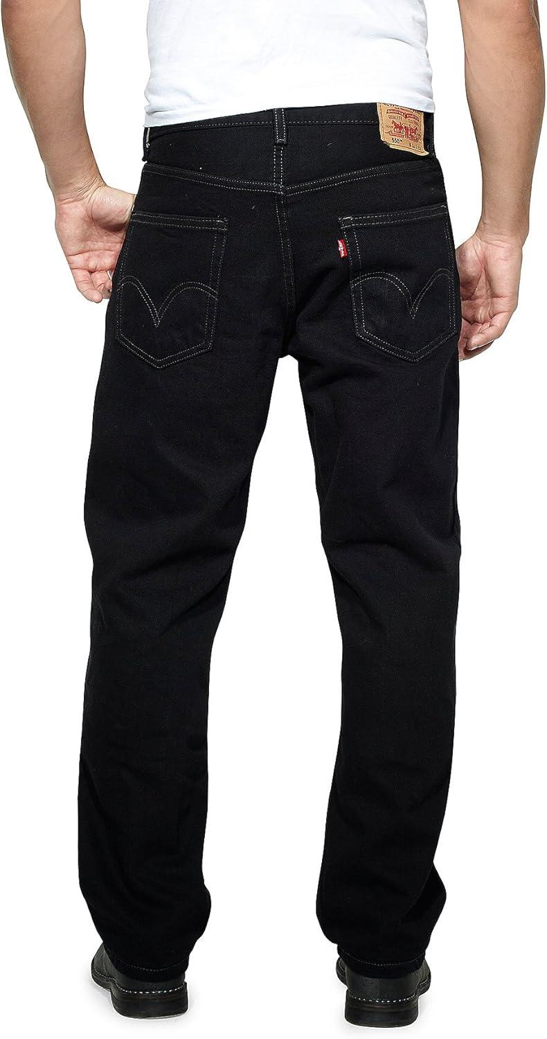 imageLevis Mens 550 Relaxed Fit JeansNew Black