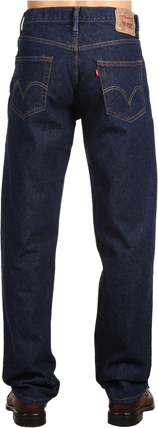 imageLevis Mens 550 Relaxed Fit JeansRinse Stretch Legacy