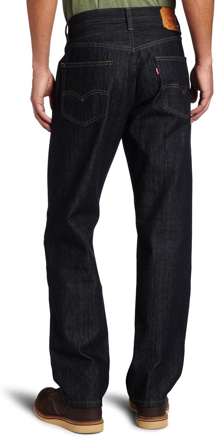 imageLevis Mens 550 Relaxed Fit JeansTumbled Rigid