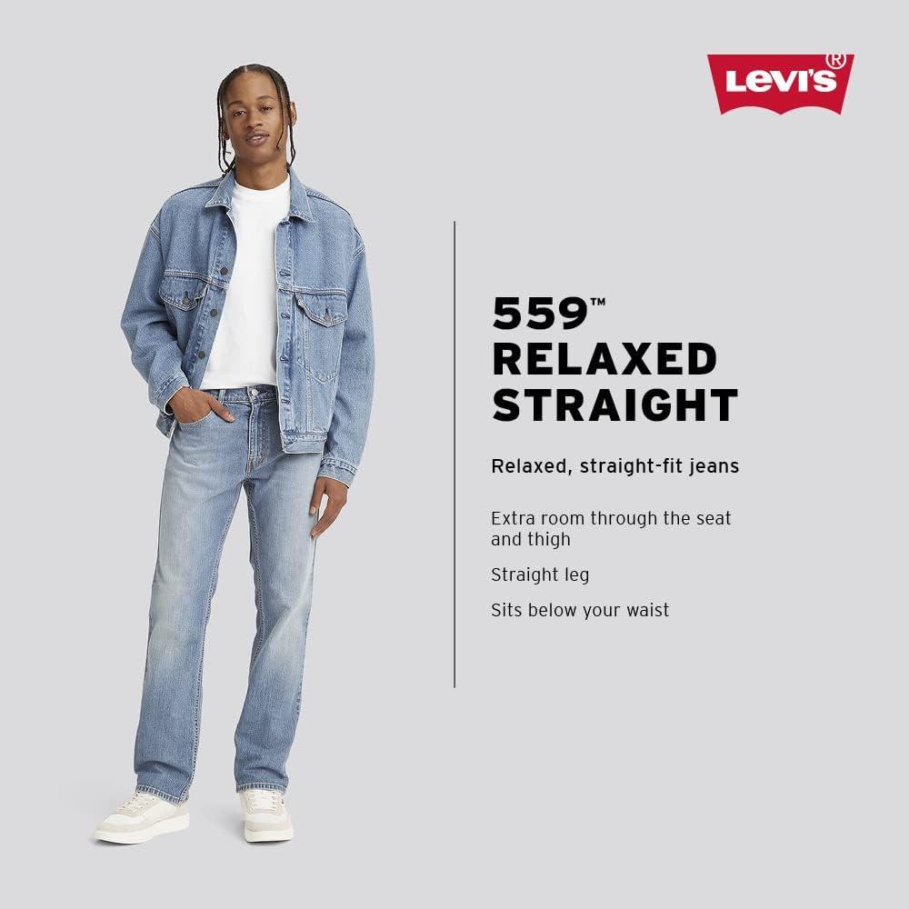 imageLevis Mens 559 Relaxed Straight Jeans Also Available in Big amp TallCash