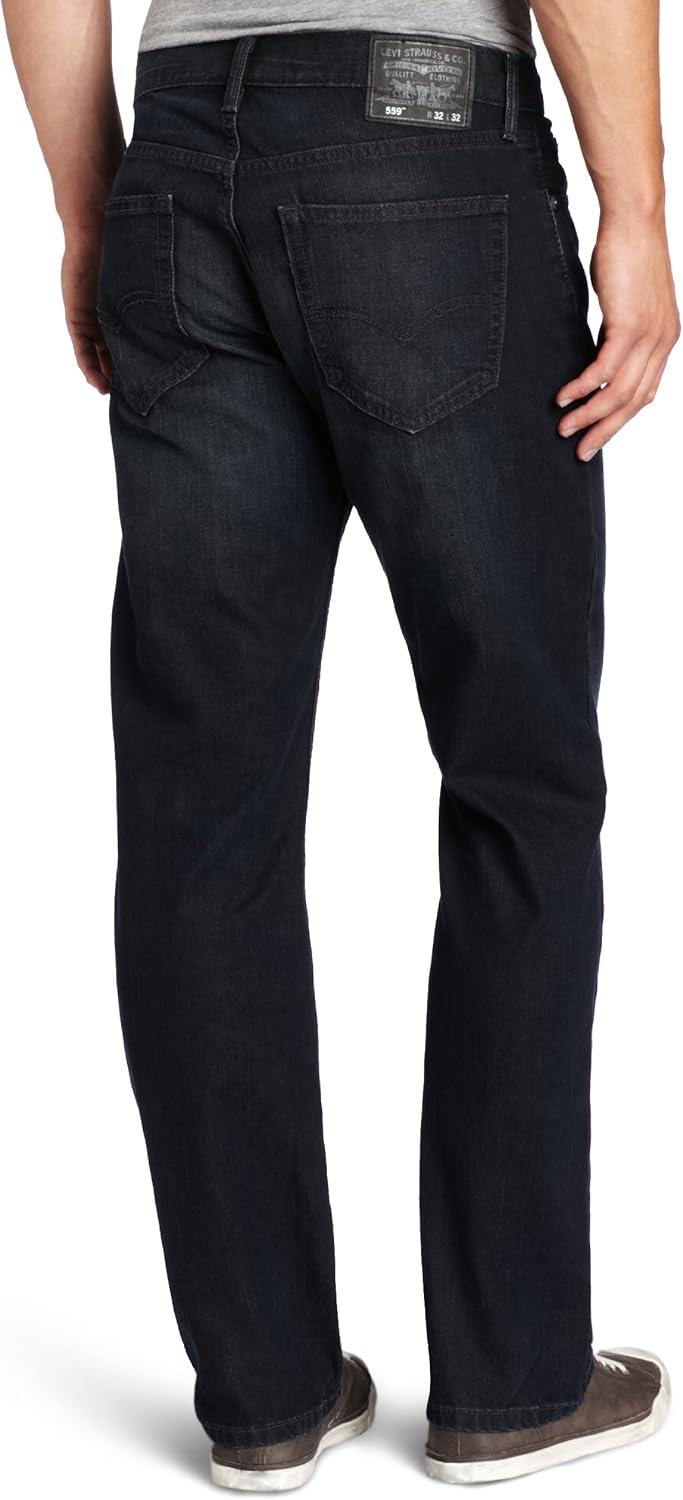 imageLevis Mens 559 Relaxed Straight Jeans Also Available in Big amp TallMidnight Oil