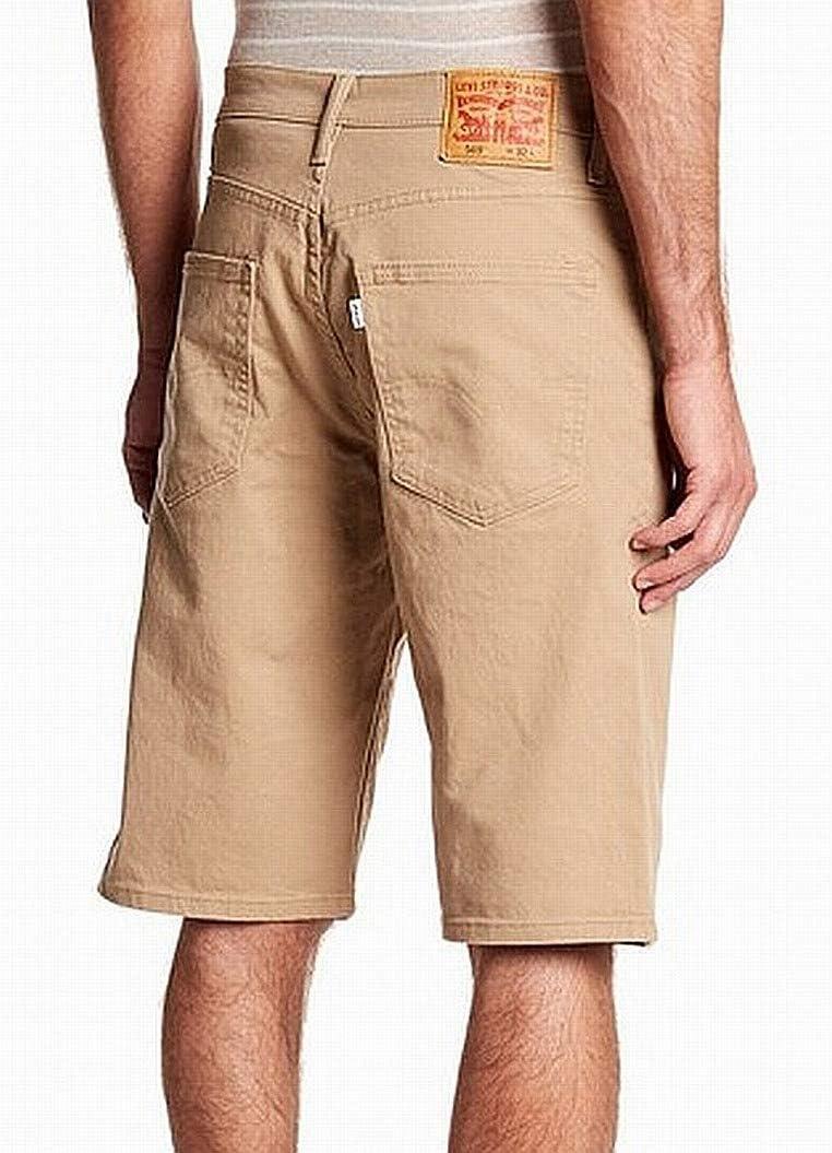 imageLevis Mens 569 Loose Straight Denim ShortsCovert KhakiBull Denim