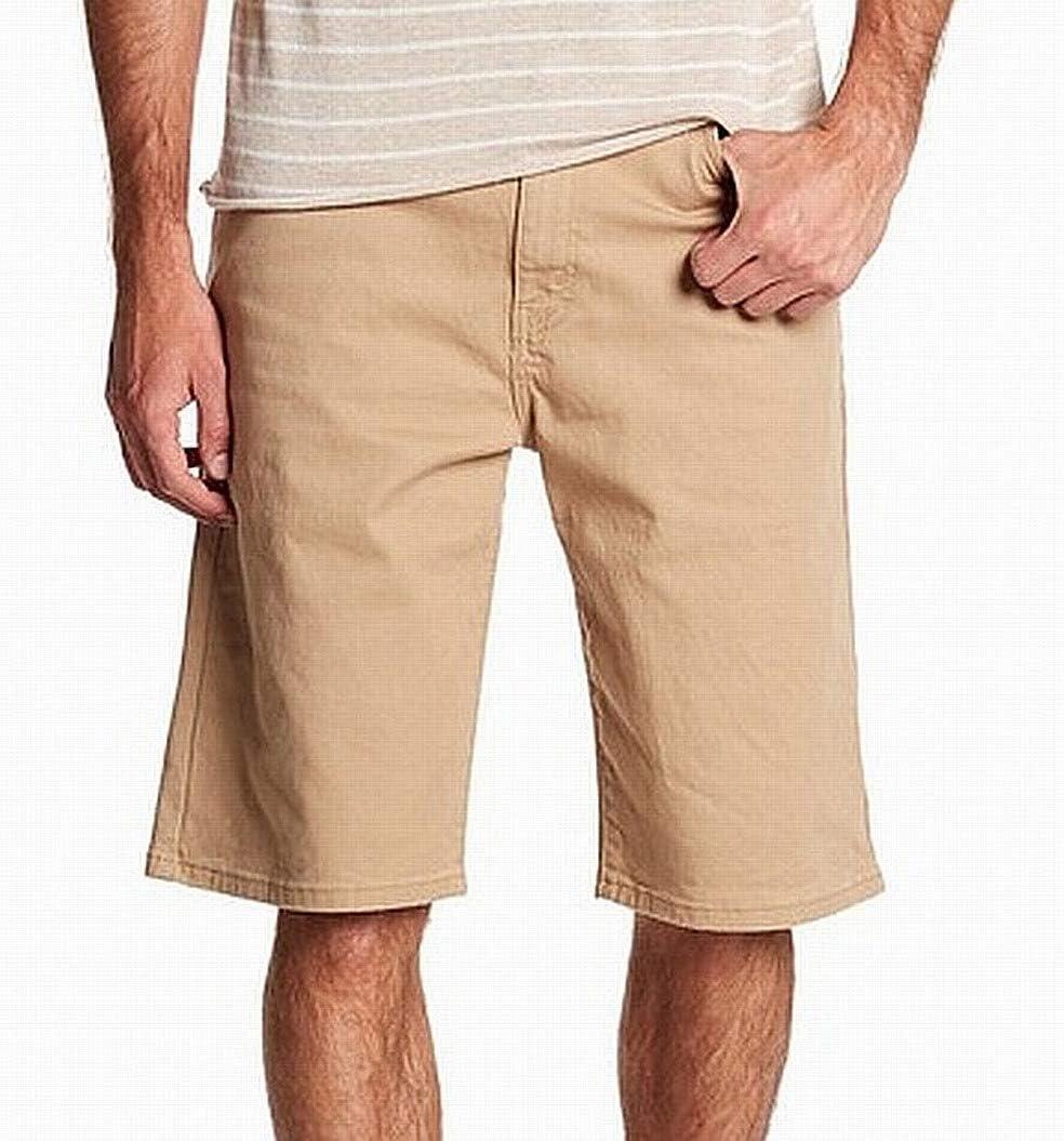 imageLevis Mens 569 Loose Straight Denim ShortsCovert KhakiBull Denim