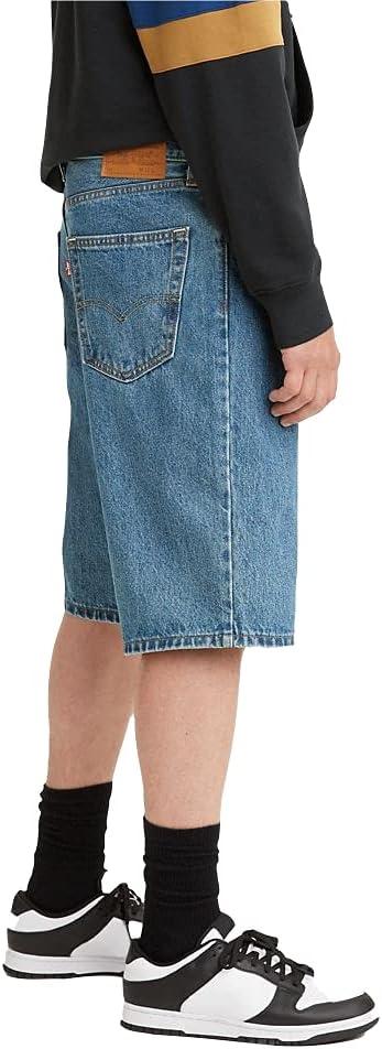 imageLevis Mens 569 Loose Straight Denim ShortsNew Medium Score Medium Indigo