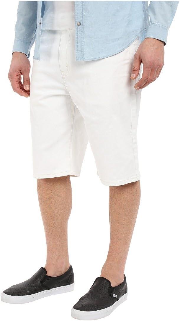 imageLevis Mens 569 Loose Straight Denim ShortsWhiteBull Denim