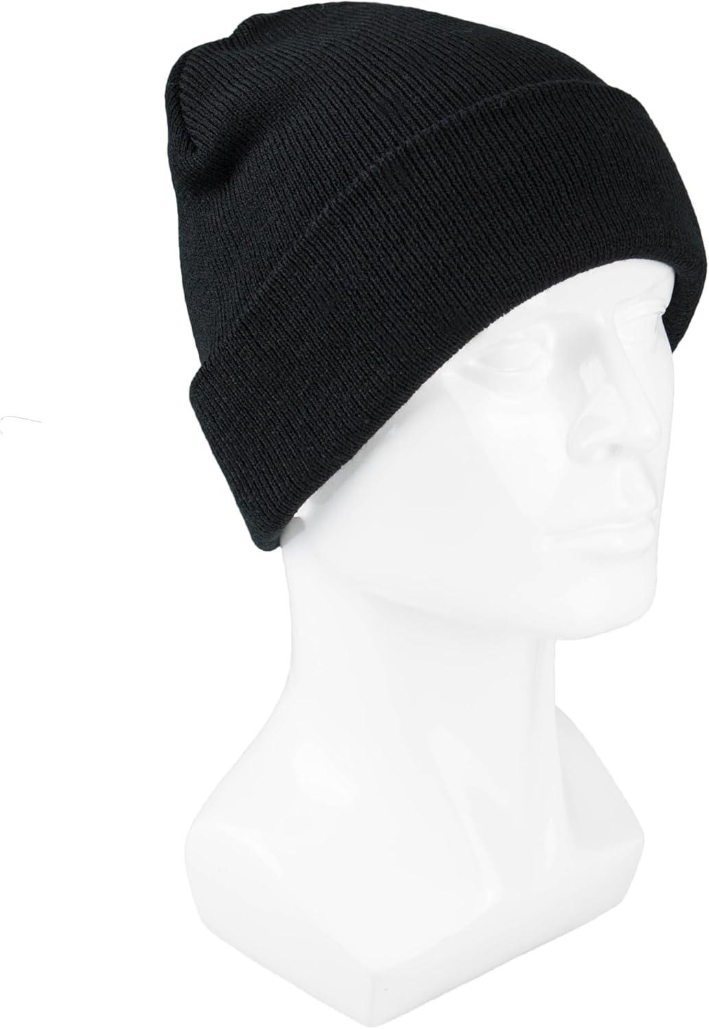 imageLevis Mens AllSeason Hero Beanie Soft Knit Cuffed Winter Hat Warm amp Comfortable Everyday StyleBlack Red Tab