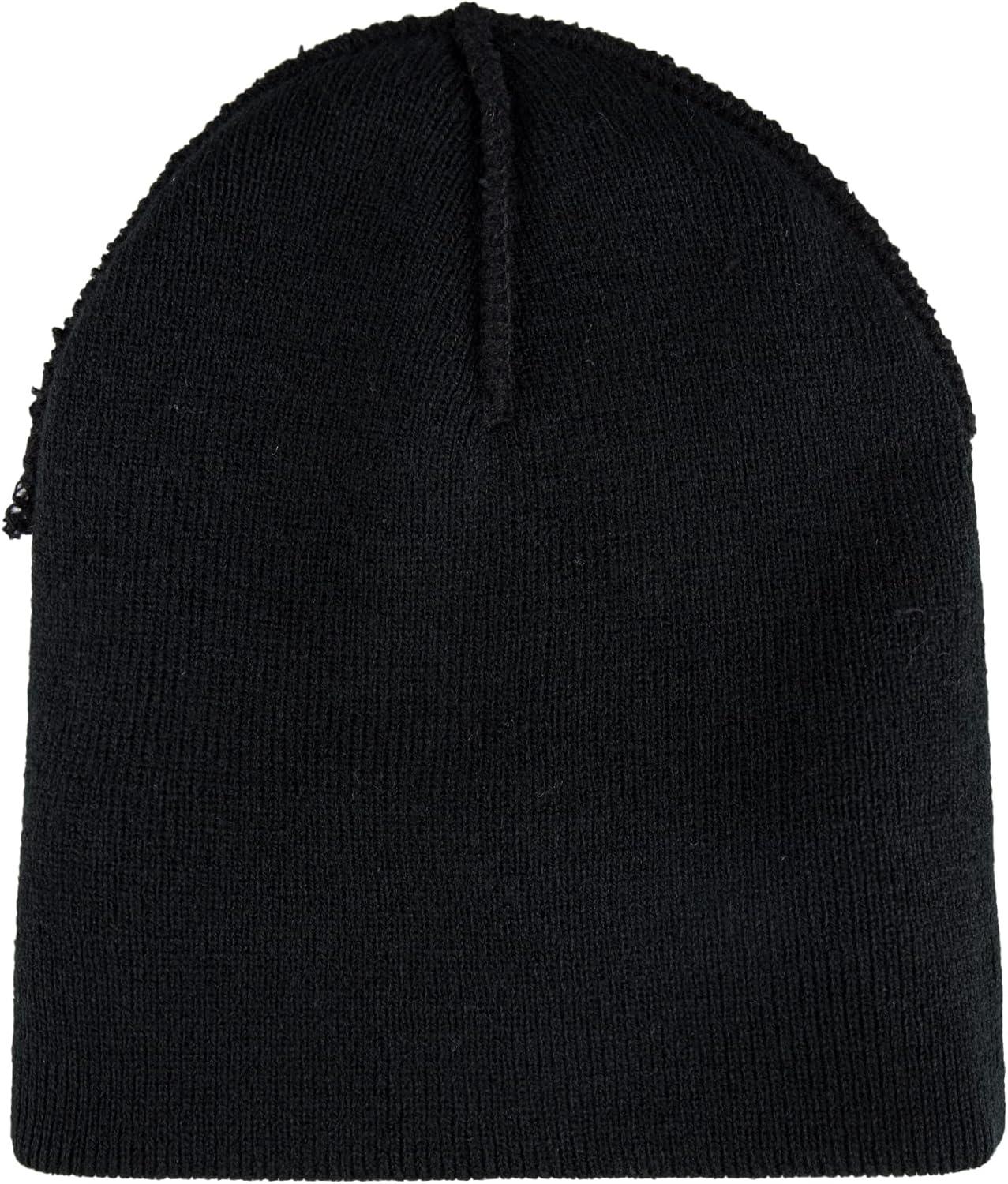 imageLevis Mens AllSeason Hero Beanie Soft Knit Cuffed Winter Hat Warm amp Comfortable Everyday StyleBlackTan
