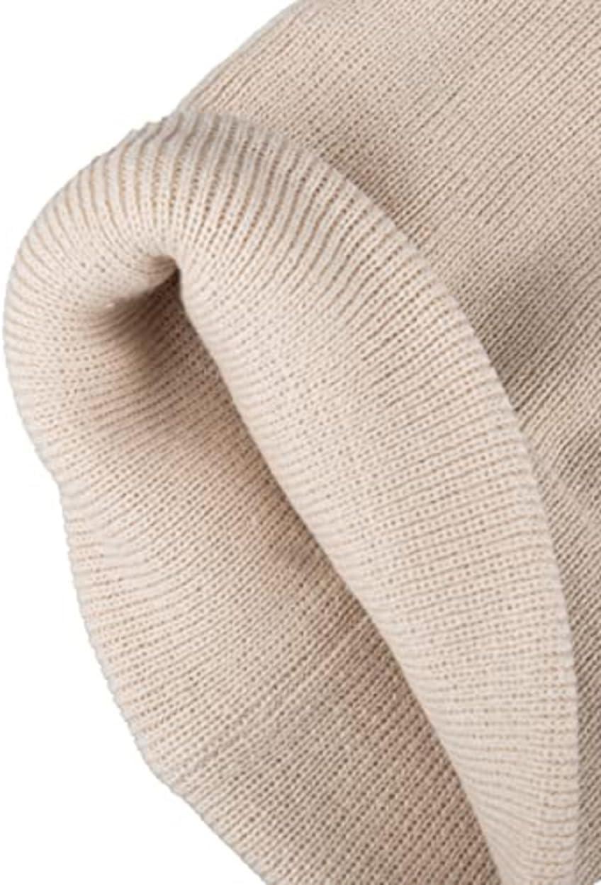 imageLevis Mens AllSeason Hero Beanie Soft Knit Cuffed Winter Hat Warm amp Comfortable Everyday StyleCream Solid