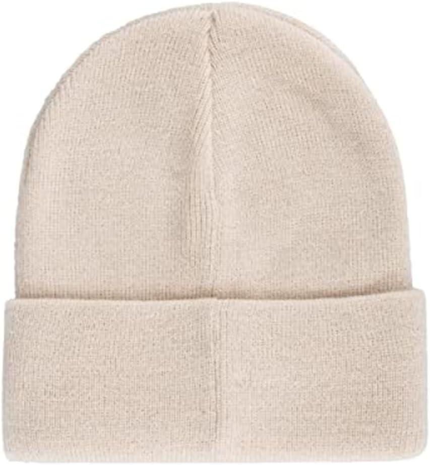 imageLevis Mens AllSeason Hero Beanie Soft Knit Cuffed Winter Hat Warm amp Comfortable Everyday StyleCream Solid