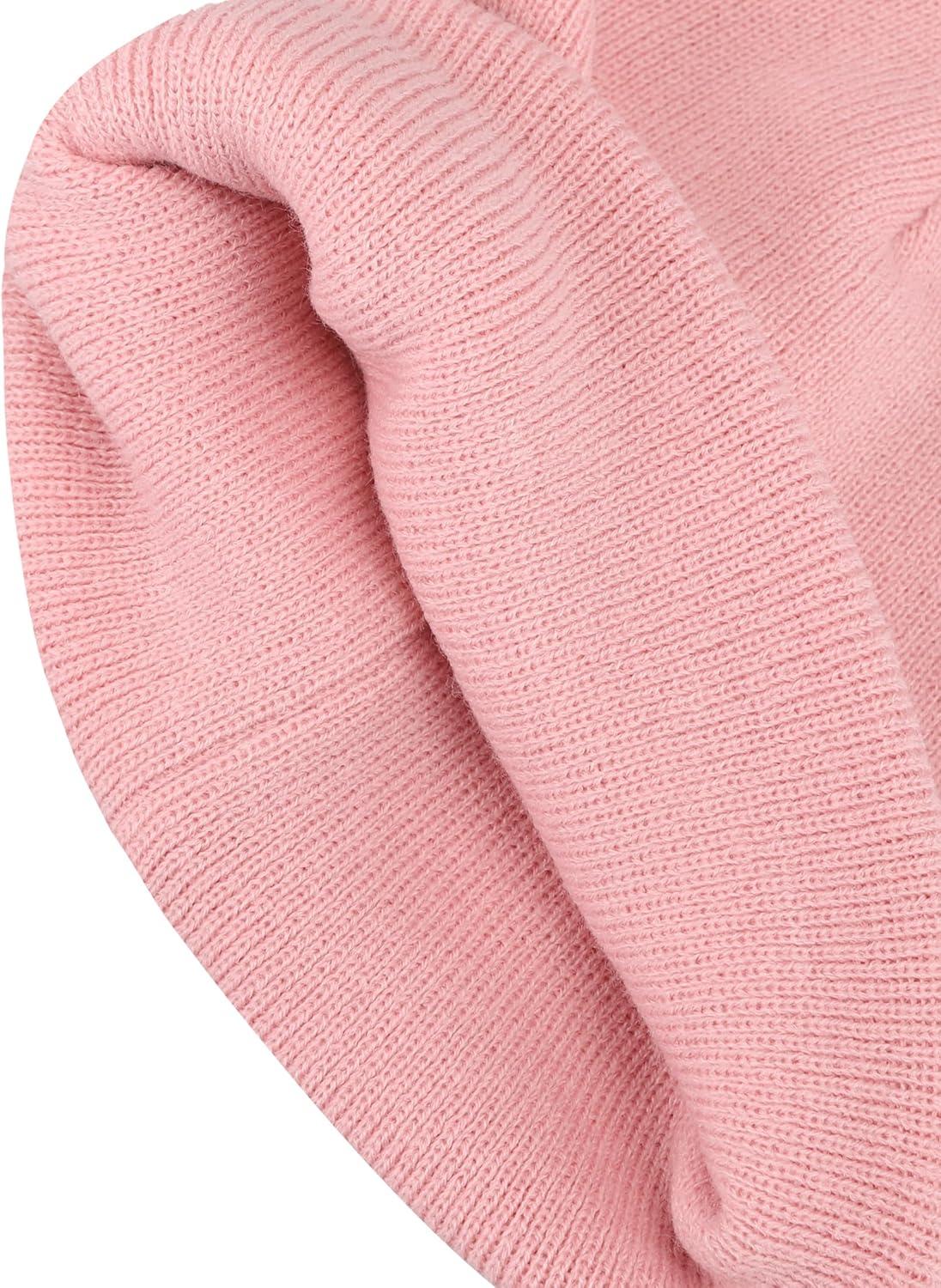 imageLevis Mens AllSeason Hero Beanie Soft Knit Cuffed Winter Hat Warm amp Comfortable Everyday StyleDusty Pink