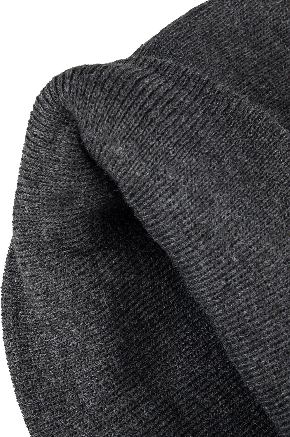 imageLevis Mens AllSeason Hero Beanie Soft Knit Cuffed Winter Hat Warm amp Comfortable Everyday StyleGrey Solid
