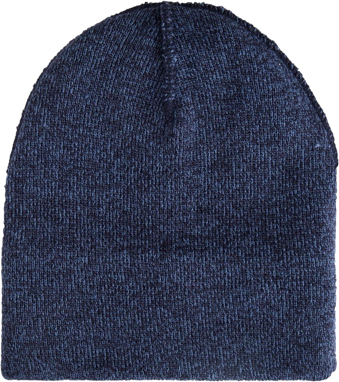 imageLevis Mens AllSeason Hero Beanie Soft Knit Cuffed Winter Hat Warm amp Comfortable Everyday StyleMarl Blue