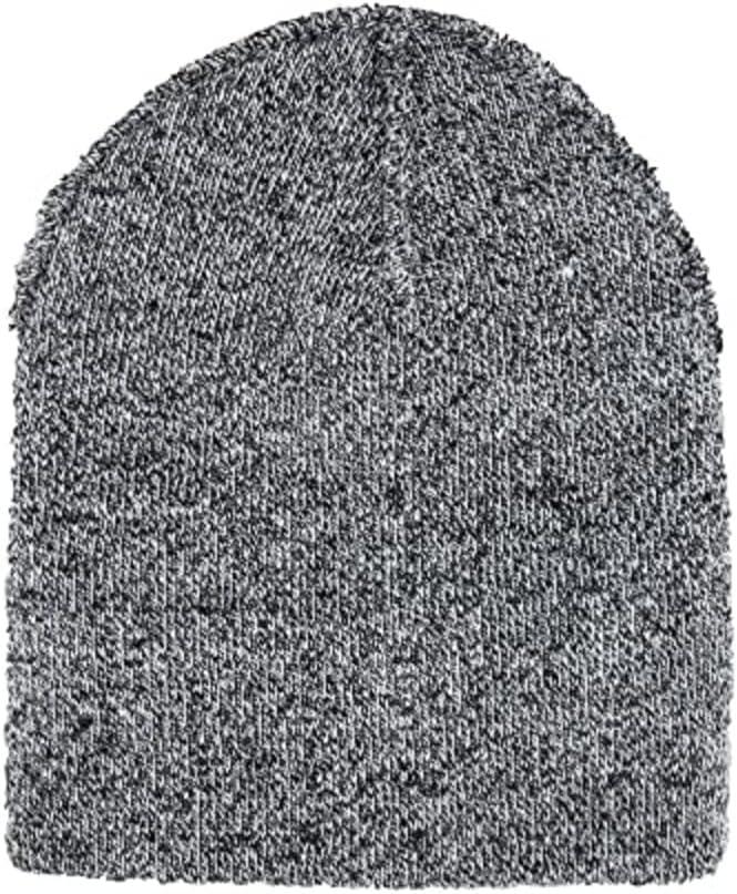 imageLevis Mens AllSeason Hero Beanie Soft Knit Cuffed Winter Hat Warm amp Comfortable Everyday StyleMarled Grey