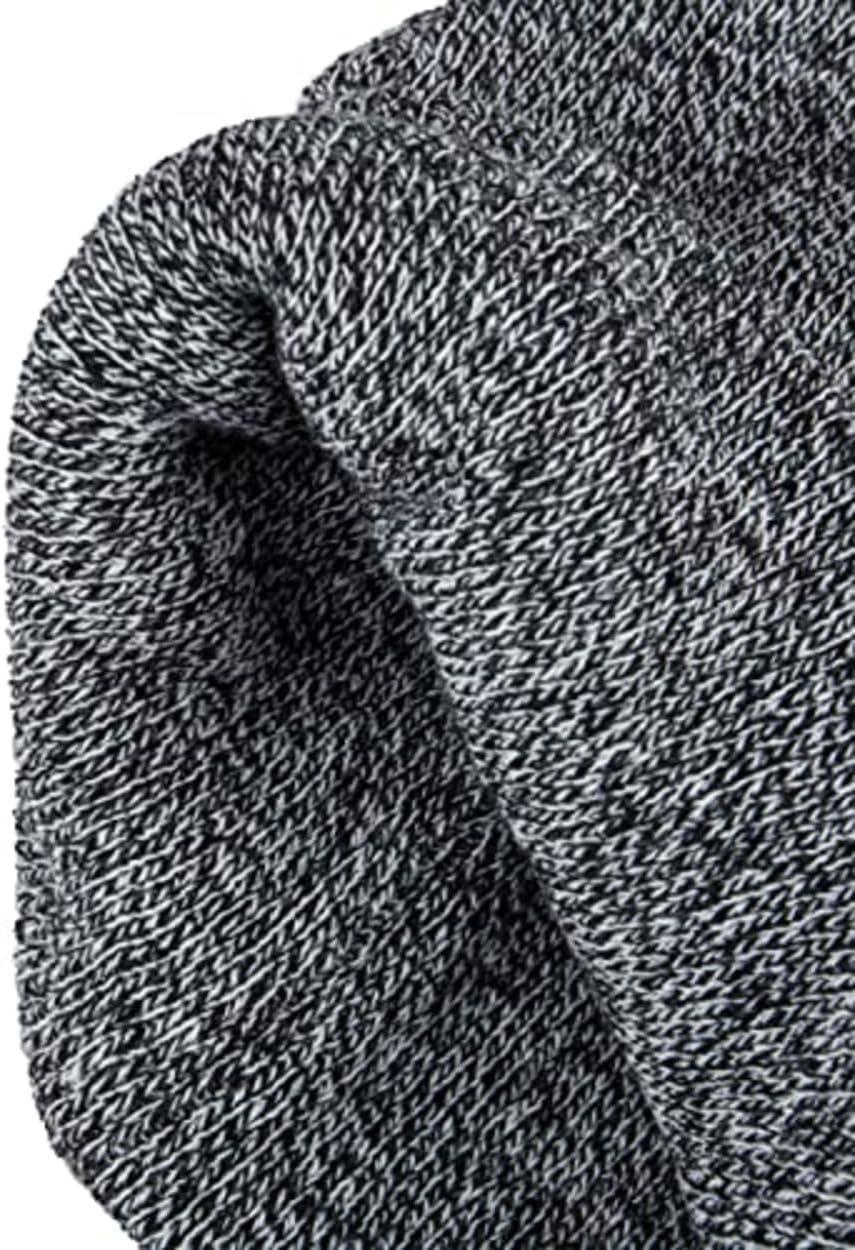 imageLevis Mens AllSeason Hero Beanie Soft Knit Cuffed Winter Hat Warm amp Comfortable Everyday StyleMarled Grey