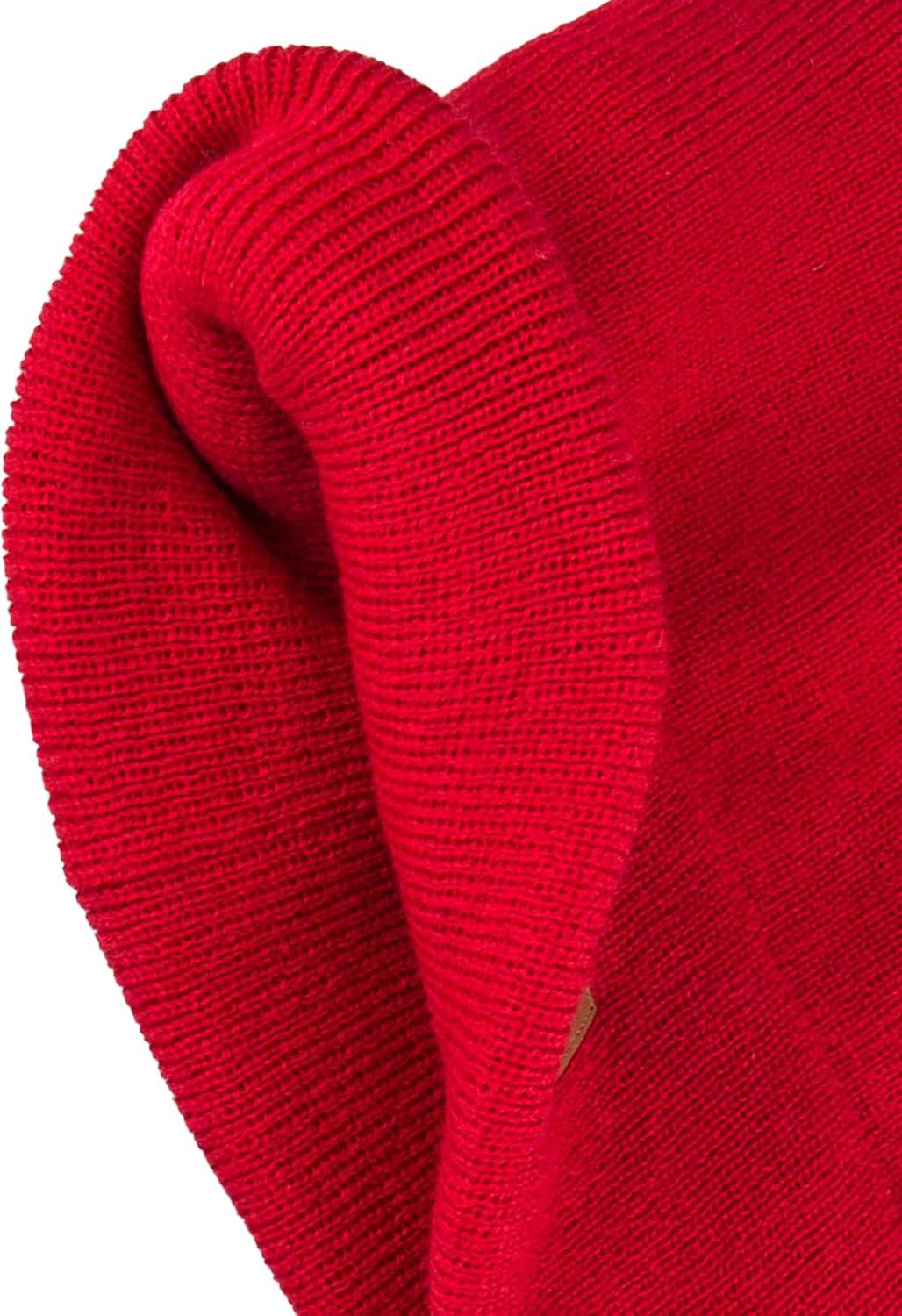 imageLevis Mens AllSeason Hero Beanie Soft Knit Cuffed Winter Hat Warm amp Comfortable Everyday StyleRed