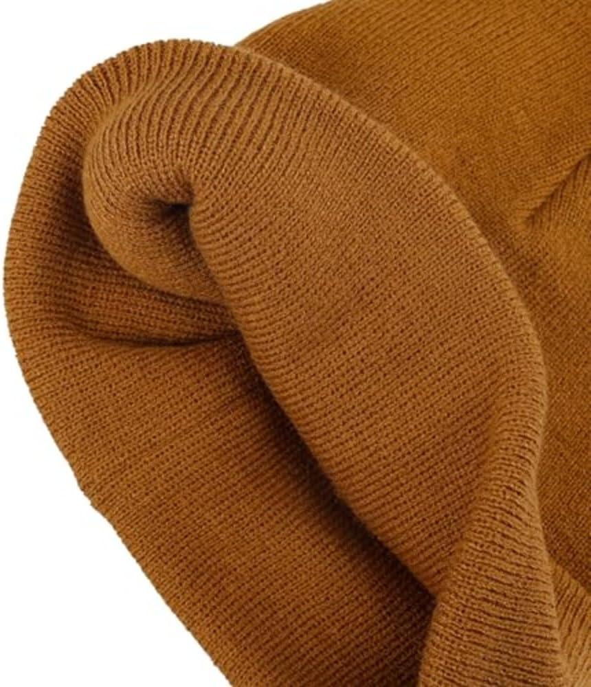 imageLevis Mens AllSeason Hero Beanie Soft Knit Cuffed Winter Hat Warm amp Comfortable Everyday StyleTan
