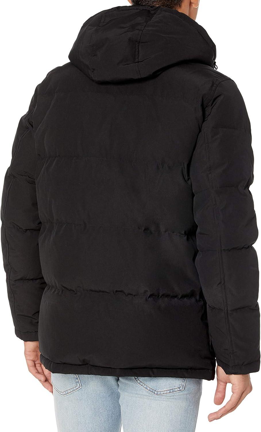 imageLevis Mens Arctic Cloth Quilted Performance ParkaBlack