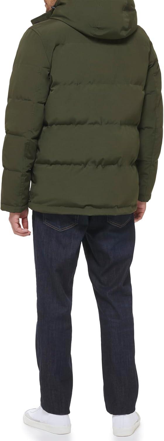 imageLevis Mens Arctic Cloth Quilted Performance ParkaOlive