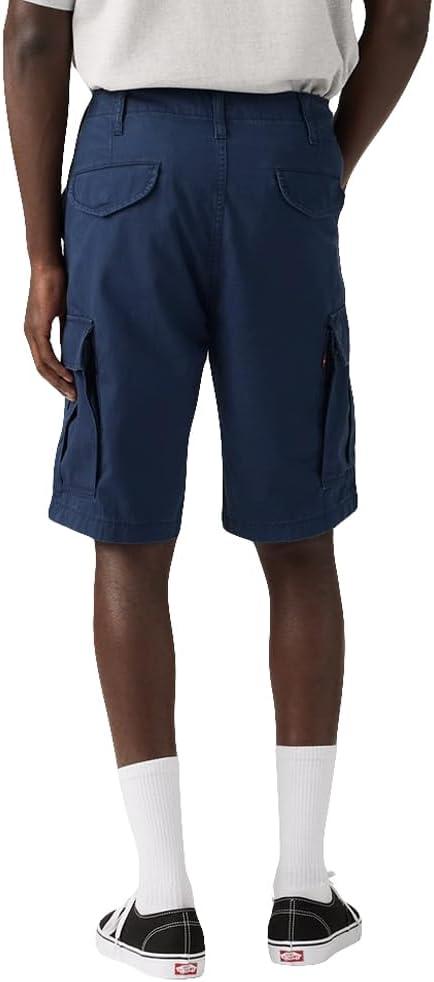 imageLevis Mens Carrier Cargo Shorts Also Available in Big amp TallNew Dress Blues Nonstretch