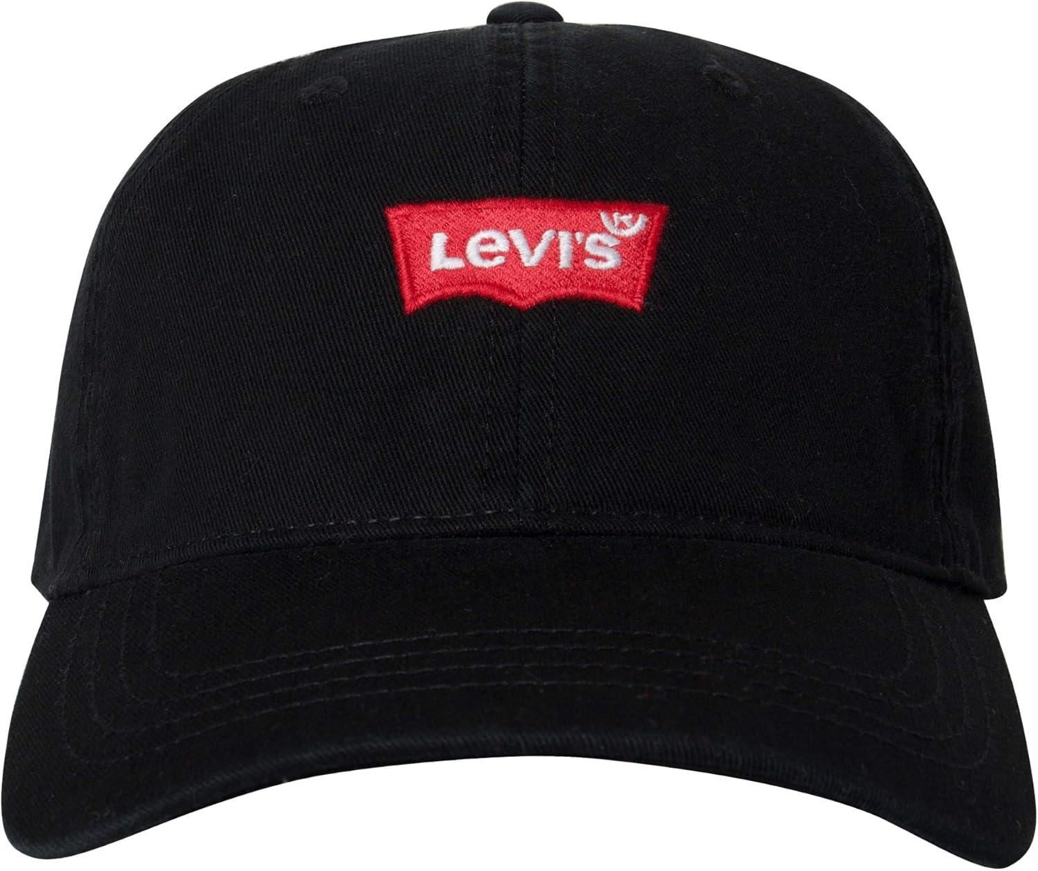 imageLevis Mens Classic Baseball Hat with LogoBlack Four