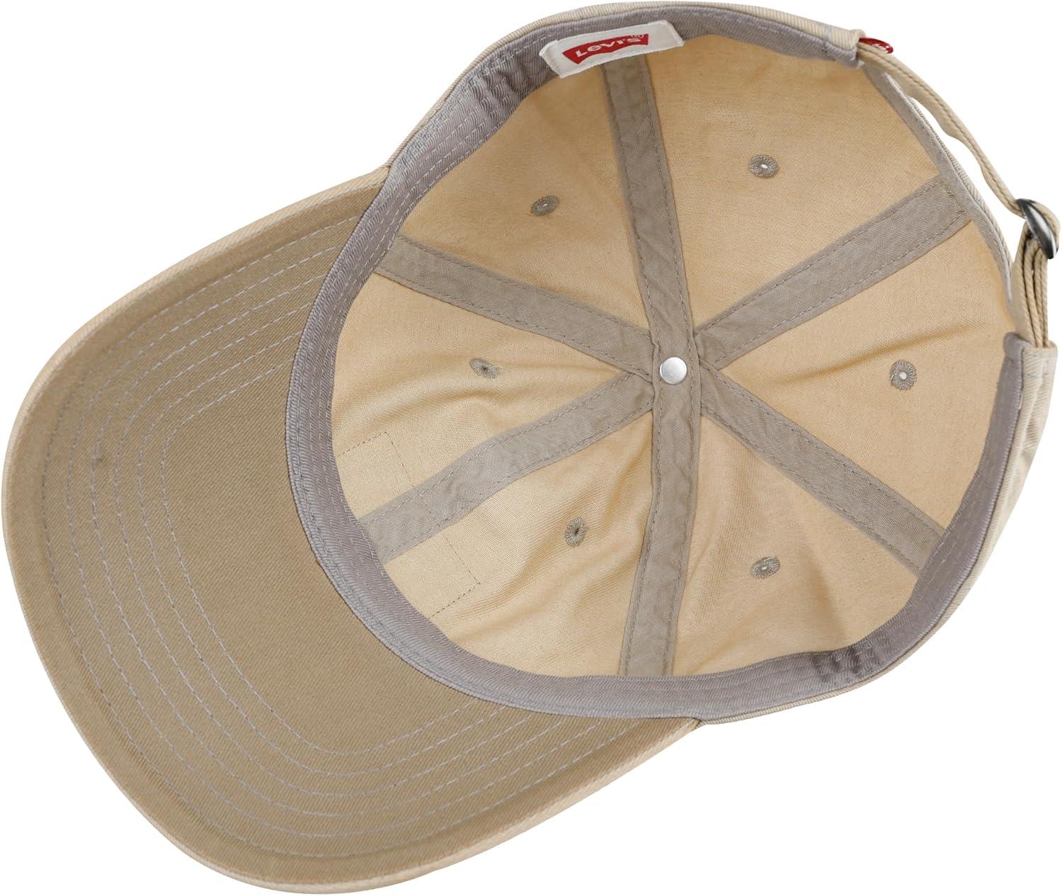 imageLevis Mens Classic Baseball Hat with LogoKhaki Logo Patch