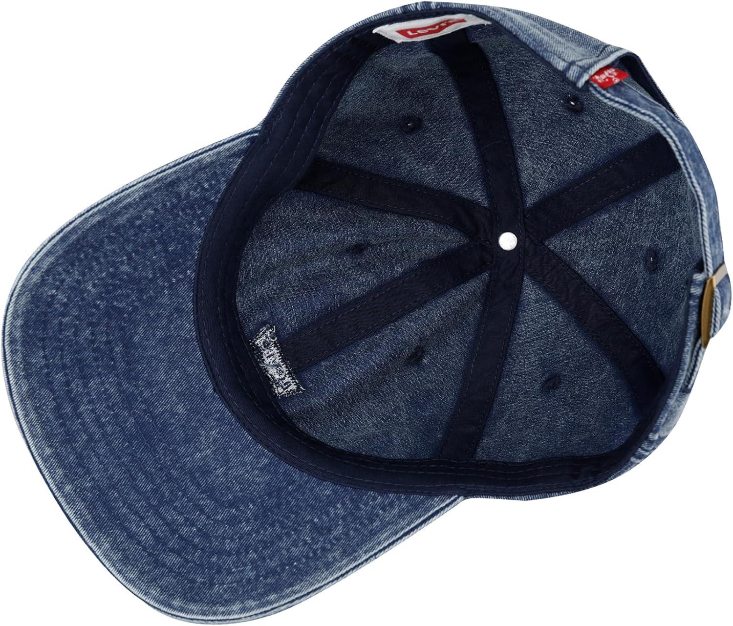 imageLevis Mens Classic Baseball Hat with LogoNavy Washed Denim
