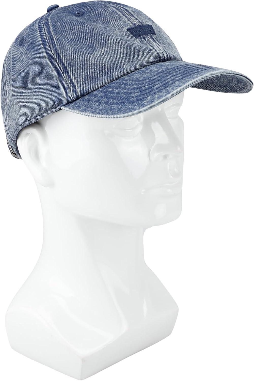 imageLevis Mens Classic Baseball Hat with LogoNavy Washed Denim