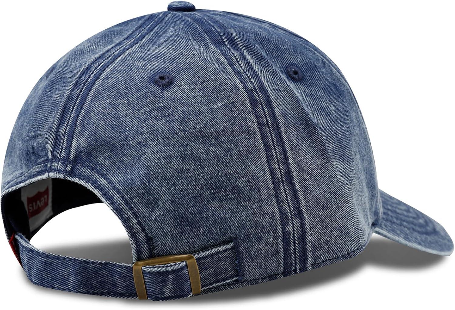 imageLevis Mens Classic Baseball Hat with LogoNavy Washed Denim