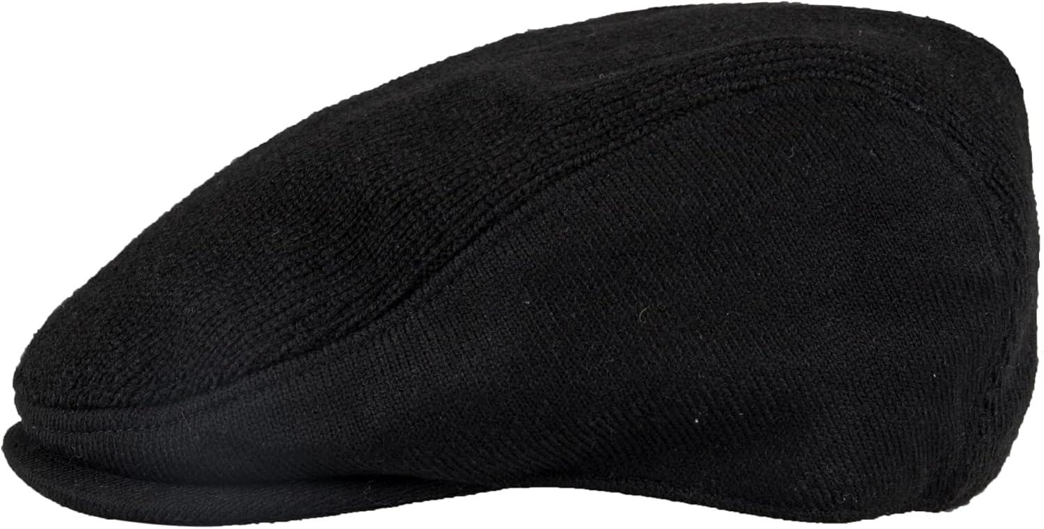 imageLevis Mens Classic Ivy Newsboy HatBlack Knit