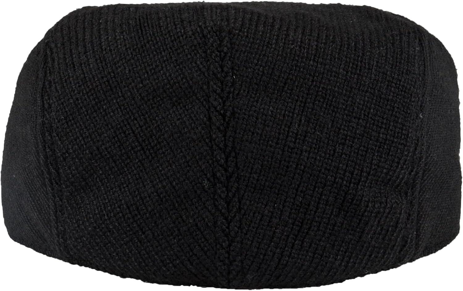 imageLevis Mens Classic Ivy Newsboy HatBlack Knit
