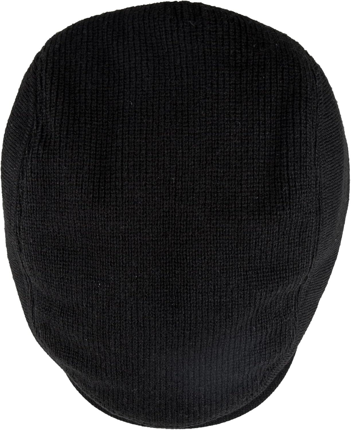 imageLevis Mens Classic Ivy Newsboy HatBlack Knit
