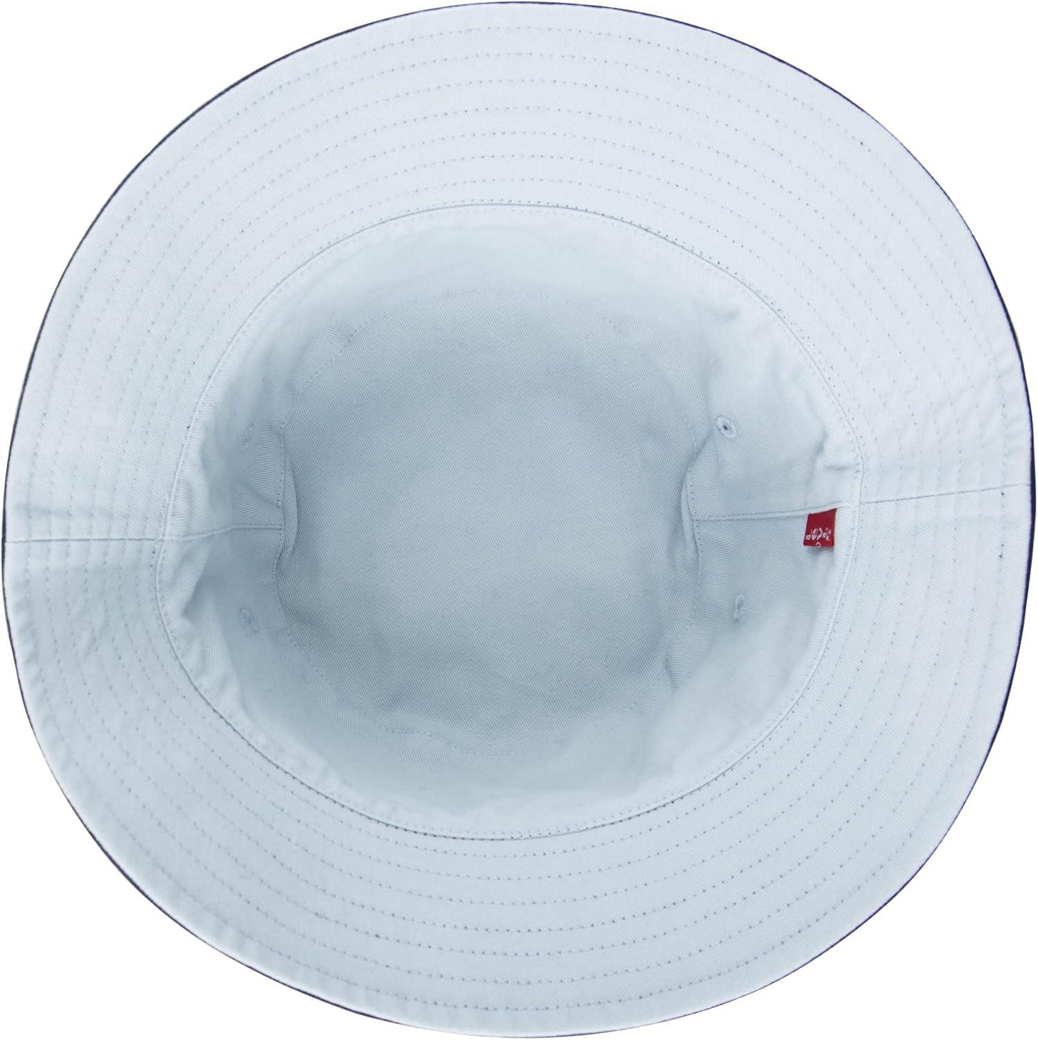 imageLevis Mens Classic Lightweight Bucket HatNavyLight Blue