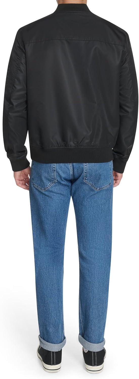 imageLevis Mens Flight Satin Unfilled Ma1 BomberBlack Classic Unfilled