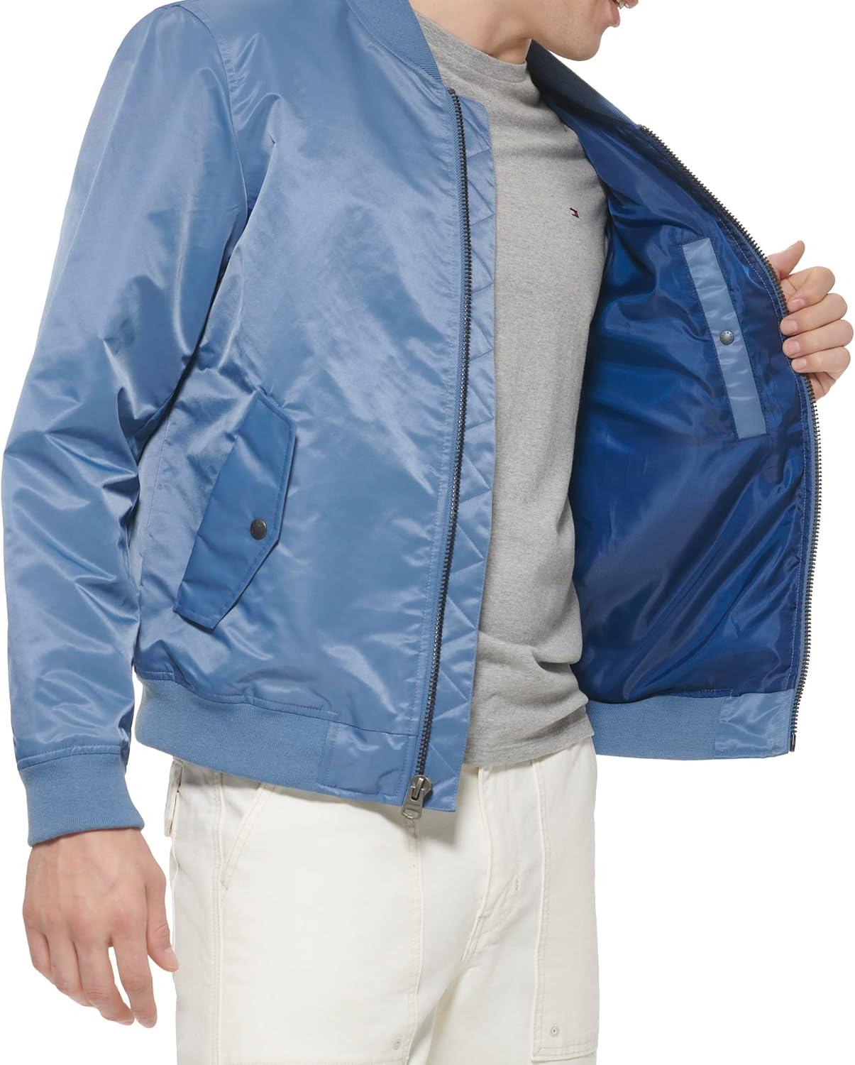 imageLevis Mens Flight Satin Unfilled Ma1 BomberBlue Horizon Ma1 Unfilled