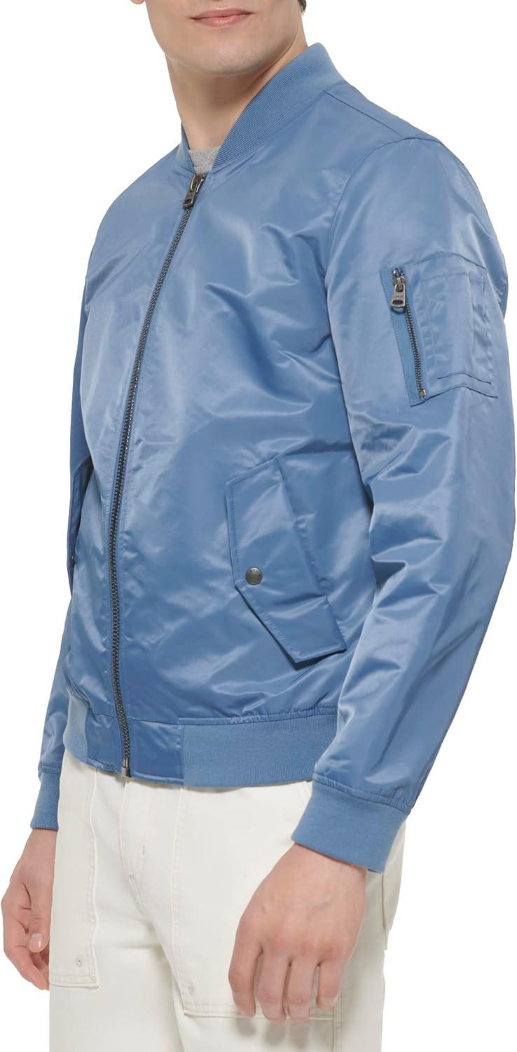 imageLevis Mens Flight Satin Unfilled Ma1 BomberBlue Horizon Ma1 Unfilled