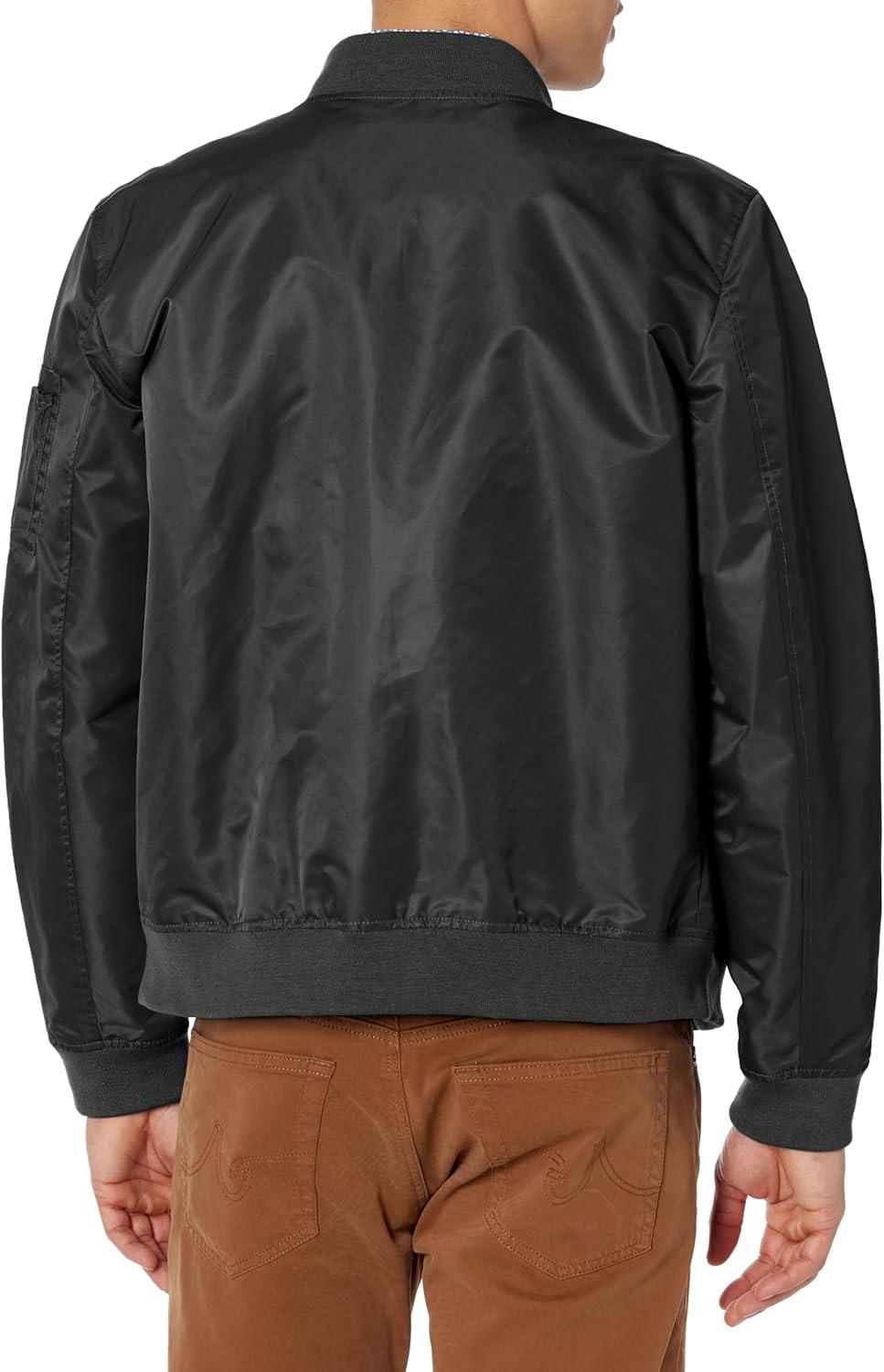 imageLevis Mens Flight Satin Unfilled Ma1 BomberNew Black Unfilled