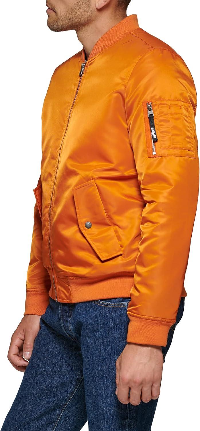 imageLevis Mens Flight Satin Unfilled Ma1 BomberOrange Ma1 Filled