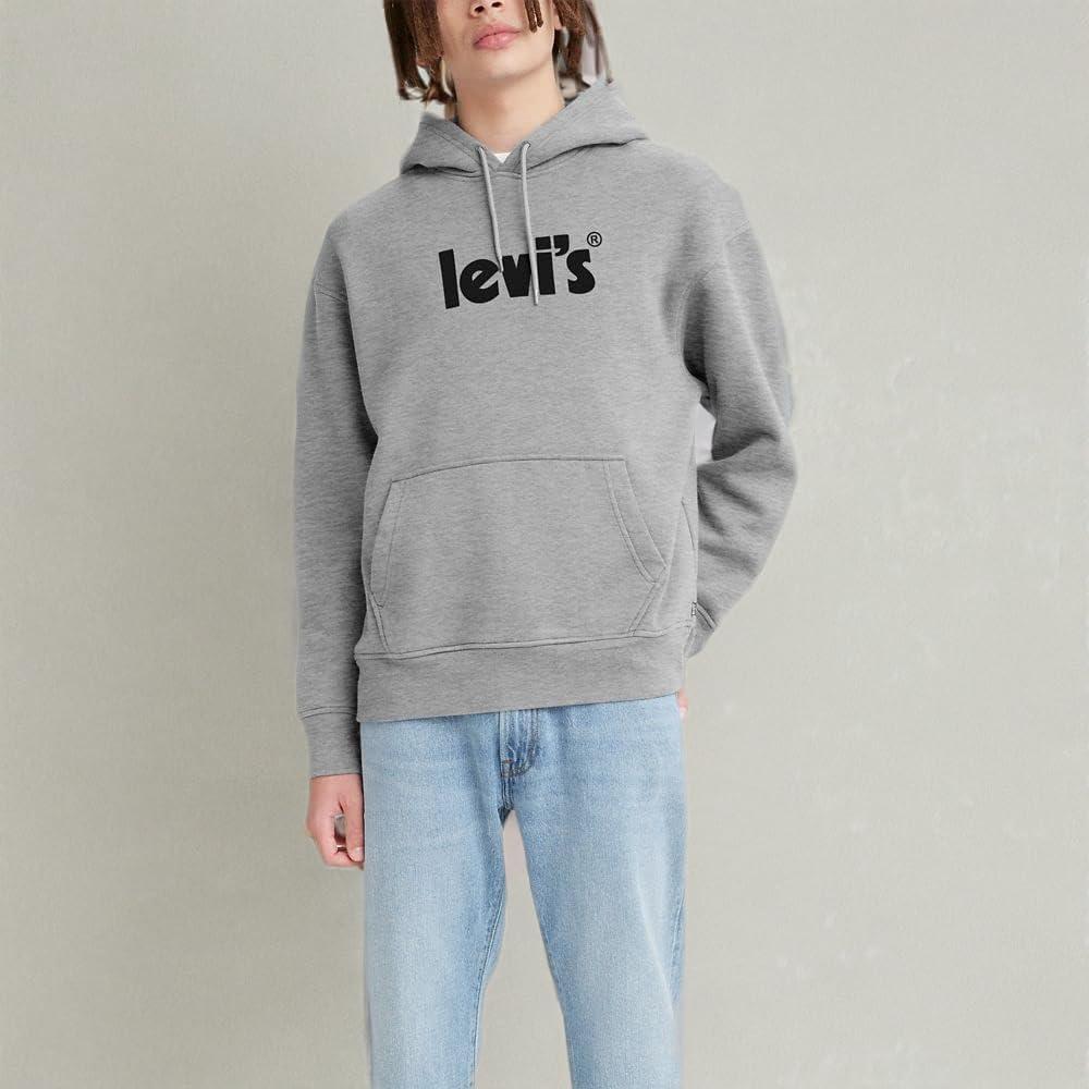 imageLevis Mens Graphic Hoodie Available in Big amp TallCore Poster Hoodie Mhg