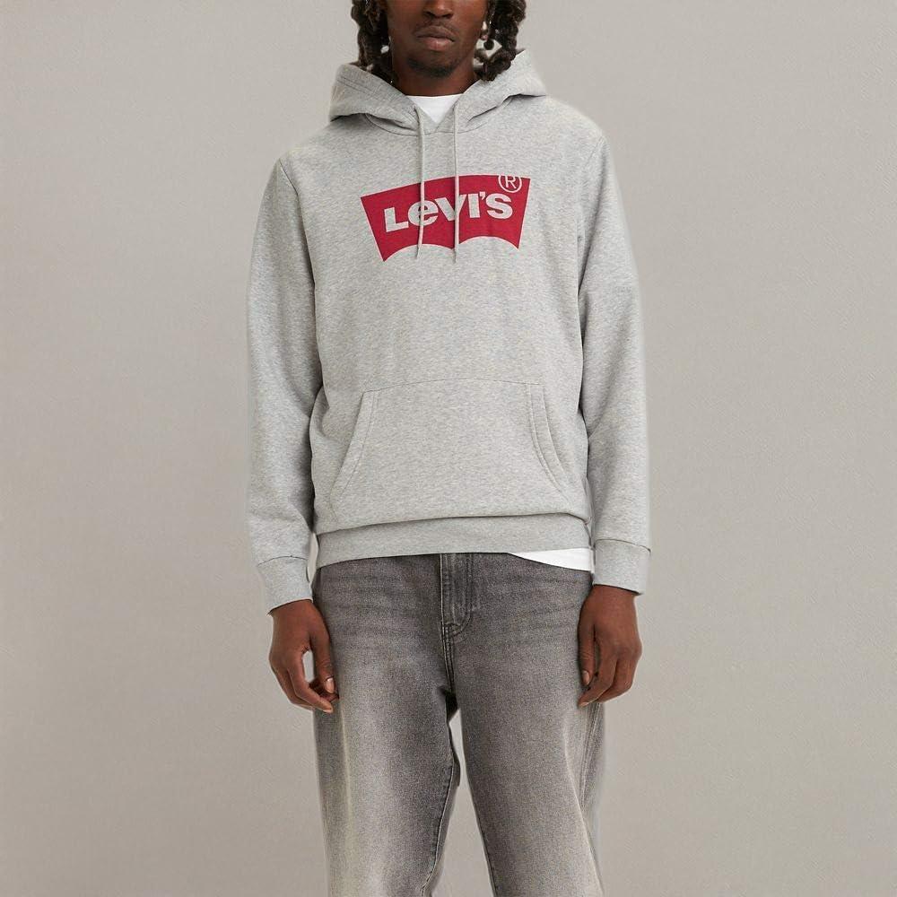 imageLevis Mens Graphic Hoodie Available in Big amp TallNew Heather Gray