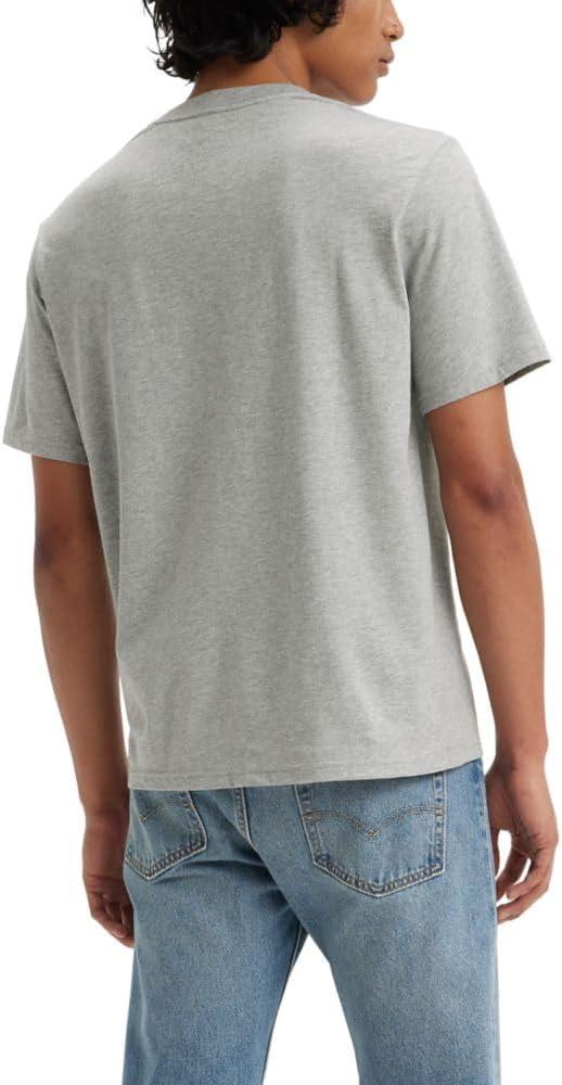 imageLevis Mens Graphic Tee Also Available in Big amp Tall501 Logo Outline Midtone Heather Grey