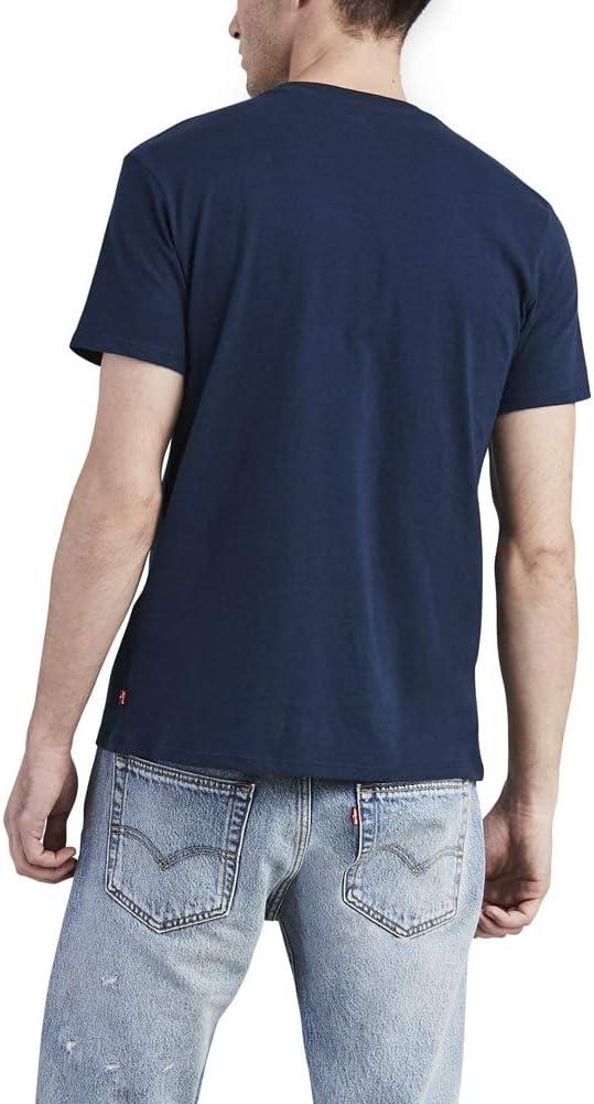 imageLevis Mens Graphic Tee Also Available in Big amp Tall84 Sportswear Logo Blue Dress Blues