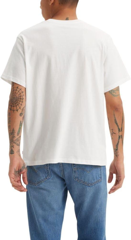 imageLevis Mens Graphic Tee Also Available in Big amp TallArchival Patch White