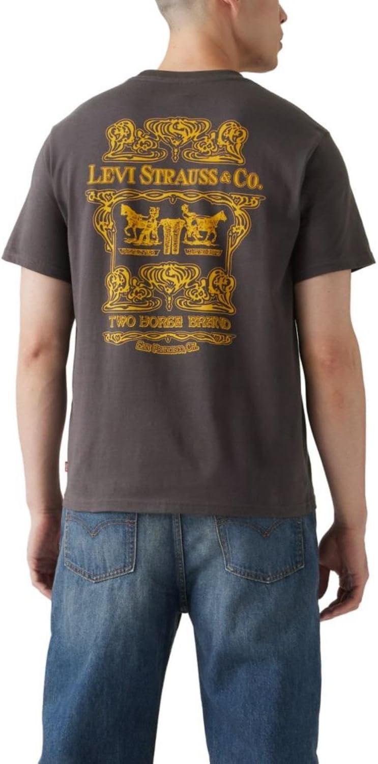 imageLevis Mens Graphic Tee Also Available in Big amp TallArchival Phantom