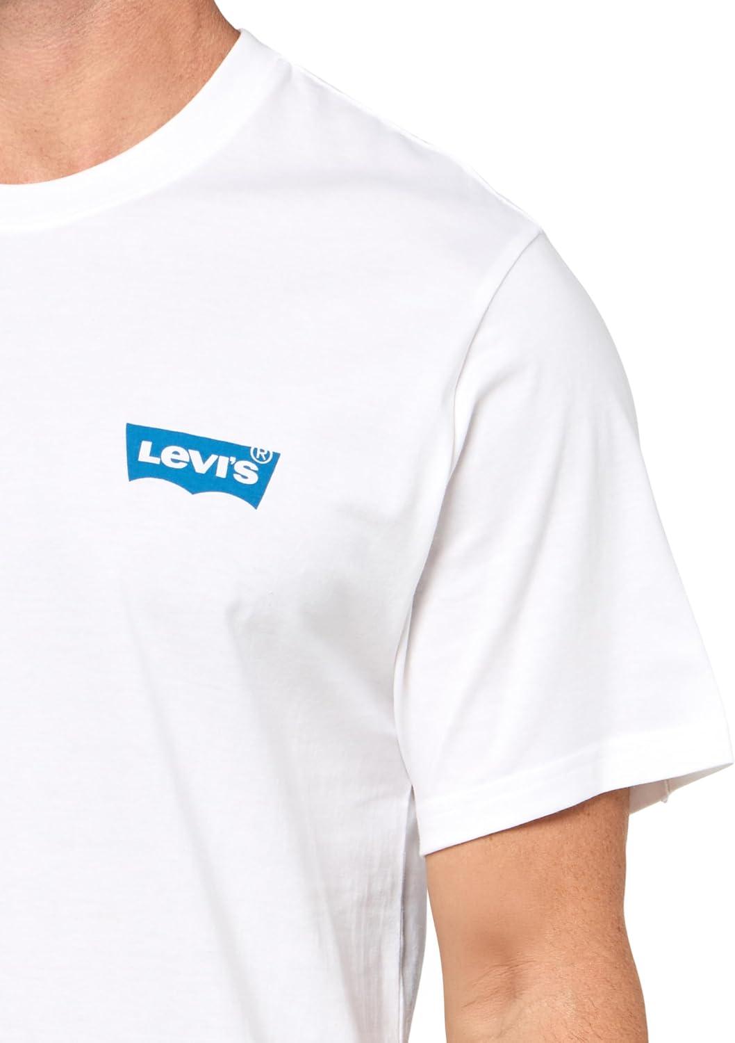 imageLevis Mens Graphic Tee Also Available in Big amp TallCanyon Buggy White