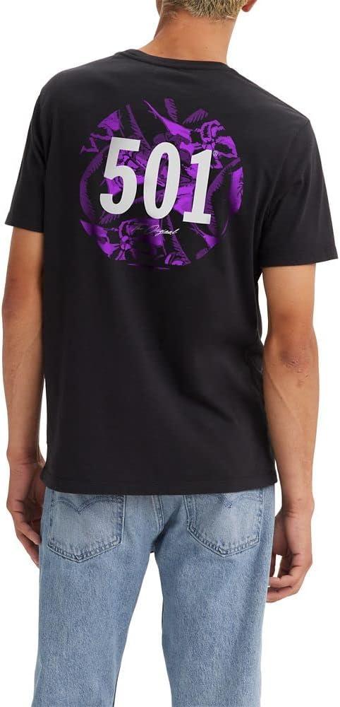 imageLevis Mens Graphic Tee Also Available in Big amp TallNew 501 Back Caviar Graphic