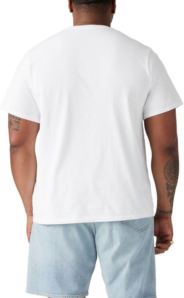 imageLevis Mens Graphic Tee Also Available in Big amp TallNew Big Batwing White Neutrals