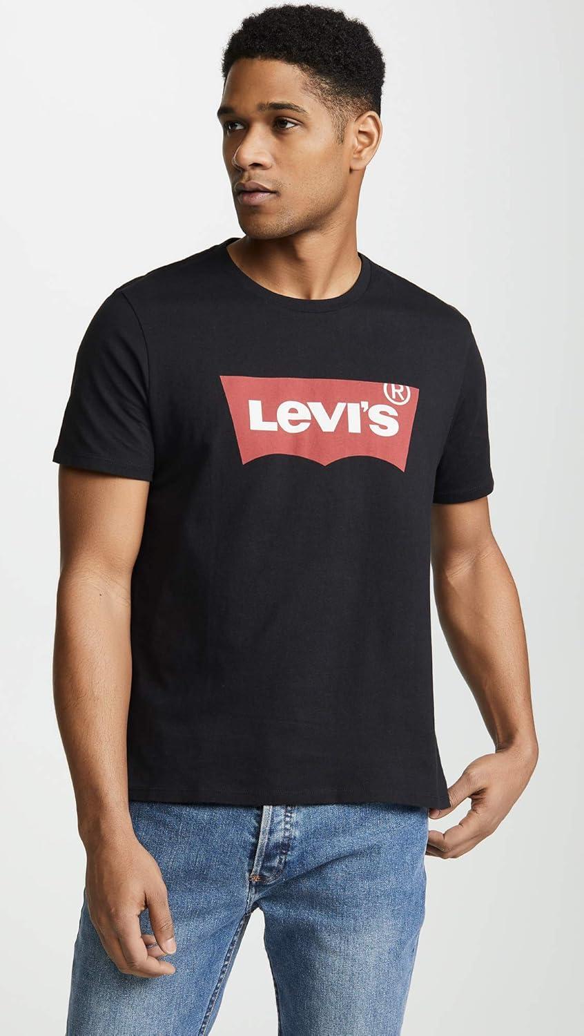 imageLevis Mens Graphic Tee Also Available in Big amp TallNew Graphic Black