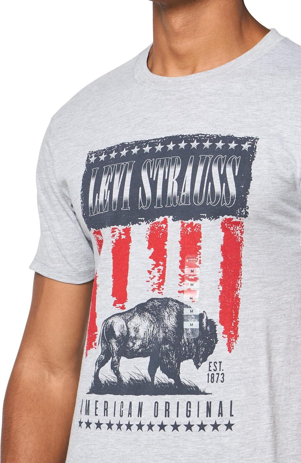 imageLevis Mens Graphic Tee Also Available in Big amp TallNew Halogen Navy